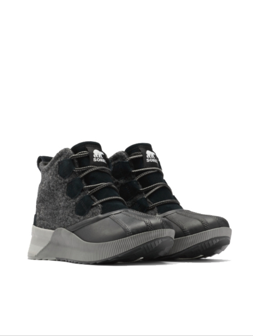 Sorel Women’s 8.5 Out N About Classic III Waterproof Boots Black Sea salt